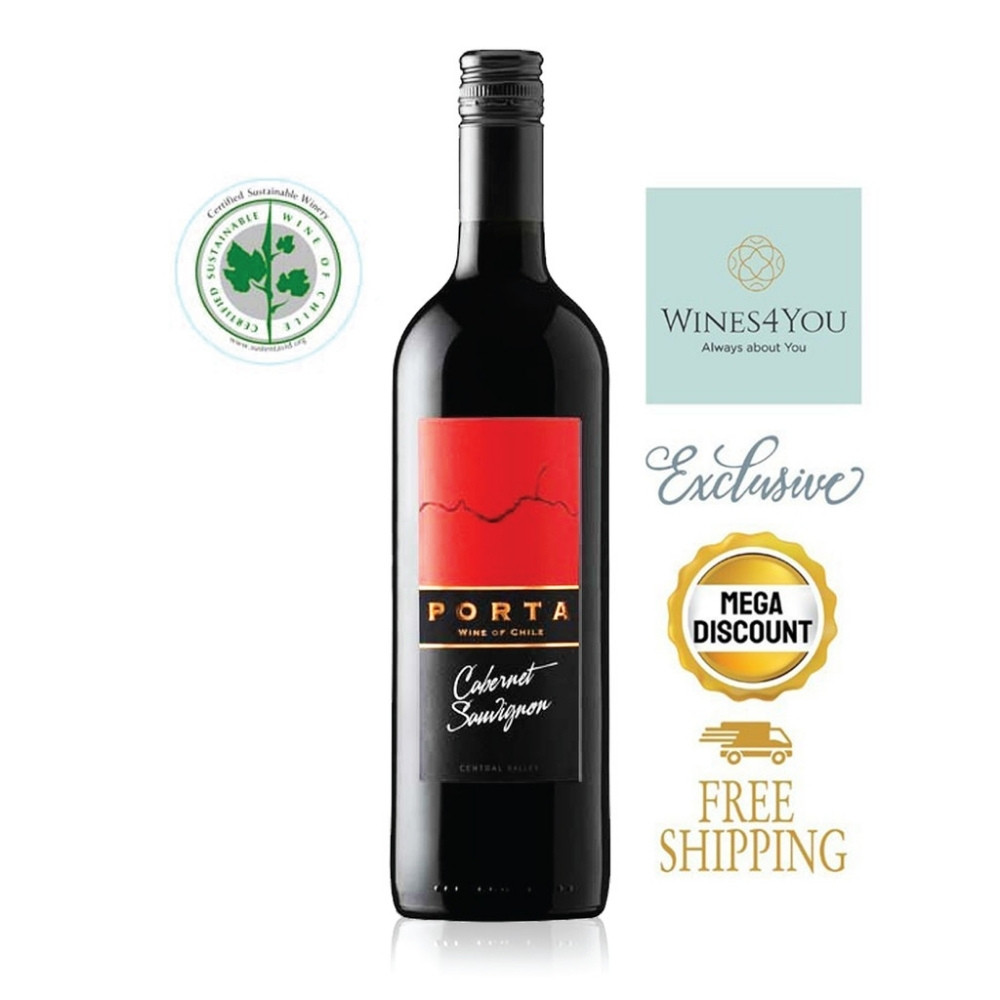 Porta Cabernet Sauvignon Chile Red Wine